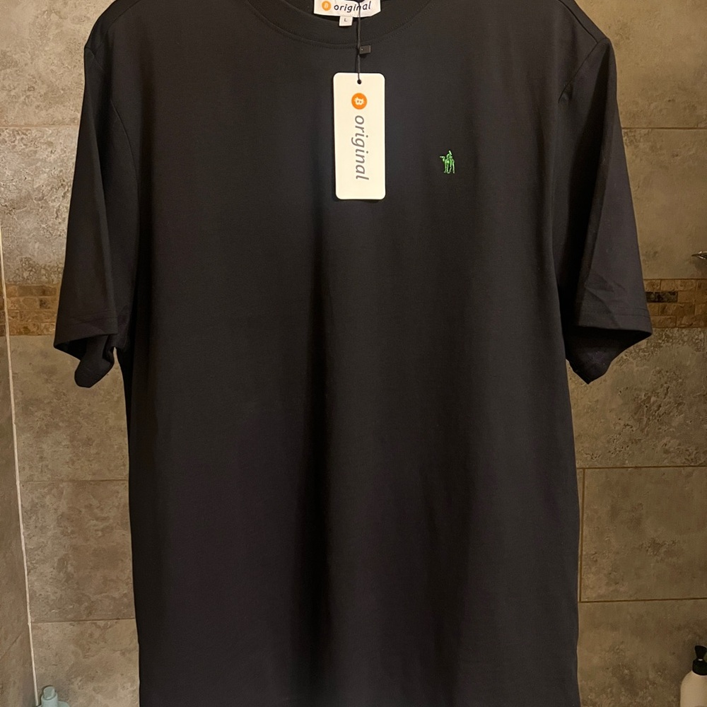 Bitcoin Original The Silk Road Black 100% Cotton T-Shirt